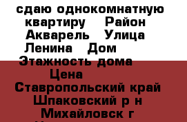 сдаю однокомнатную квартиру, › Район ­ Акварель › Улица ­ Ленина › Дом ­ 213 › Этажность дома ­ 6 › Цена ­ 7 000 - Ставропольский край, Шпаковский р-н, Михайловск г. Недвижимость » Квартиры аренда   . Ставропольский край